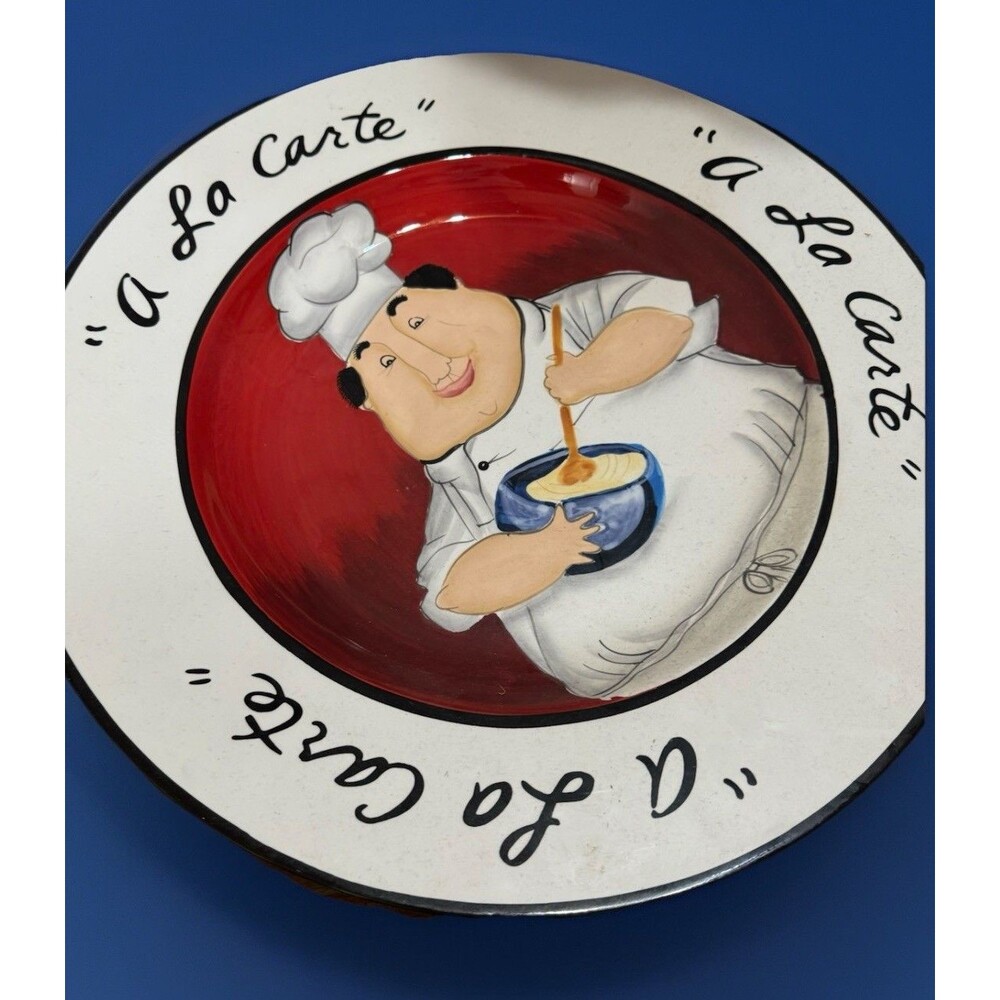 Certified International Platter  Plate 16" Round Pastry Chef A La‎ Carte